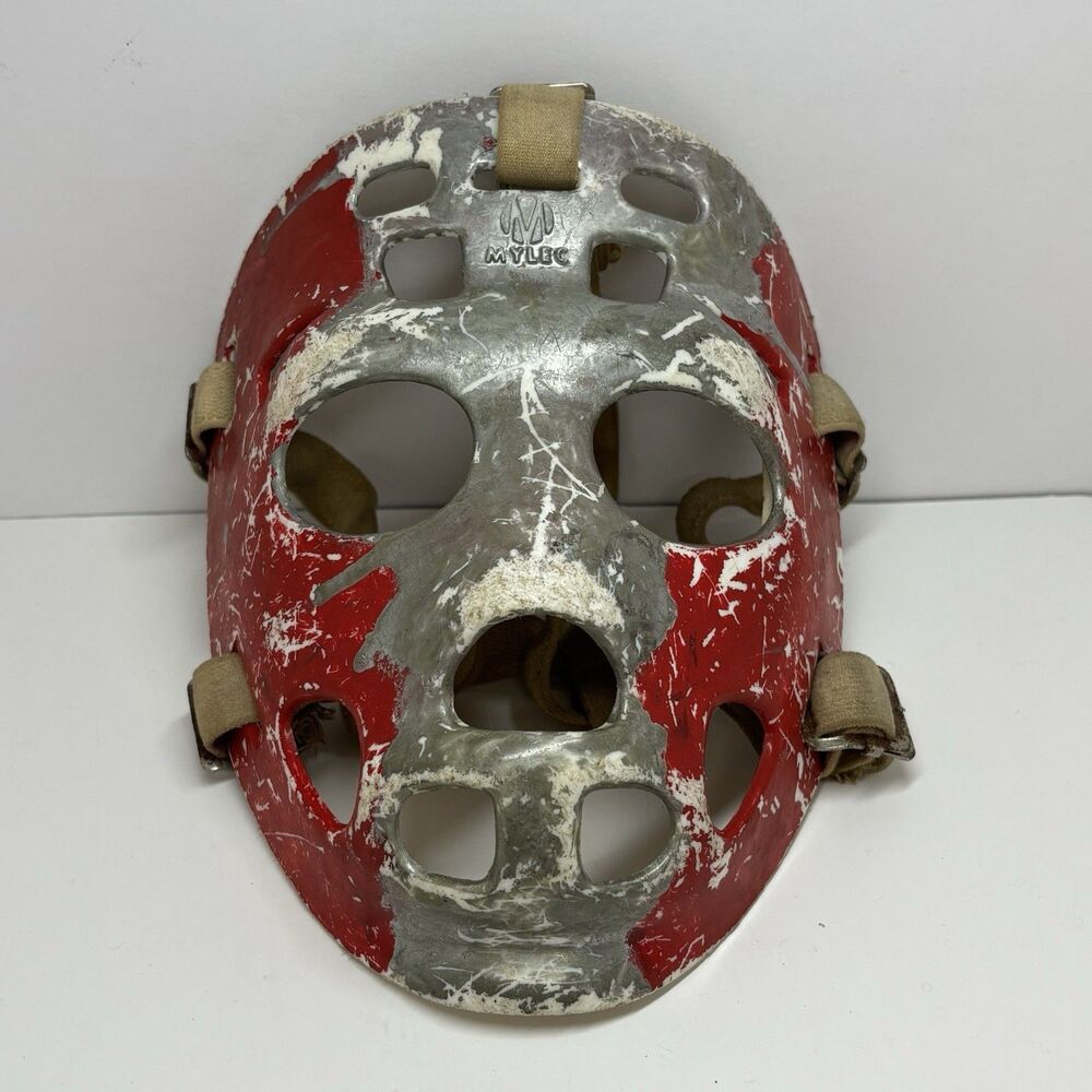 Vintage 1970s Mylec Tony Esposito Hockey Goalie Mask Jason Vorhees Friday 13th